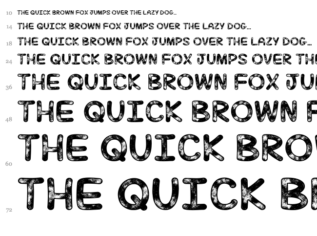 Mf July Sky font waterfall